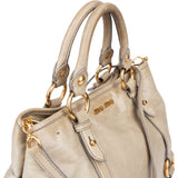 Miu Miu Classic Leather City Handbag