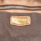Miu Miu Classic Leather City Handbag