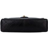 Chanel Quilted Lambskin 24K Gold Single Flap Crossbody Bag