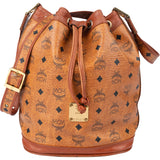MCM Visetos Monogram Bucket Crossbody Bag