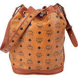MCM Visetos Monogram Bucket Crossbody Bag