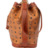 MCM Visetos Monogram Bucket Crossbody Bag