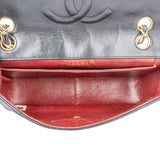Chanel Quilted Lambskin 24K Gold Single Flap Crossbody Bag