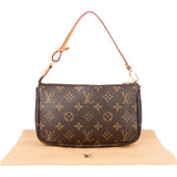 Louis Vuitton Canvas Monogram Pochette Accessoire Handbag