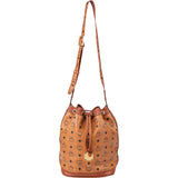 MCM Visetos Monogram Bucket Crossbody Bag