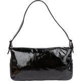 Fendi Limited Black Patent Leather Baguette Handbag