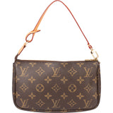 Louis Vuitton Canvas Monogram Pochette Accessoire Handbag