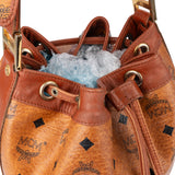 MCM Visetos Monogram Bucket Crossbody Bag