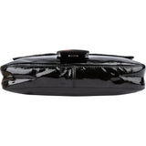 Fendi Limited Black Patent Leather Baguette Handbag