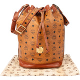 MCM Visetos Monogram Bucket Crossbody Bag