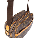 Louis Vuitton Canvas Monogram Reporter PM Crossbody Bag