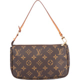 Louis Vuitton Canvas Monogram Pochette Accessoire Handbag