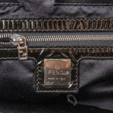 Fendi Limited Black Patent Leather Baguette Handbag