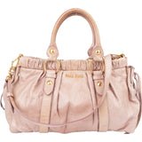 Miu Miu Classic Leather City Handbag