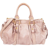 Miu Miu Classic Leather City Handbag