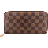 Louis Vuitton Damier Ebene Monogram Zippy Wallet
