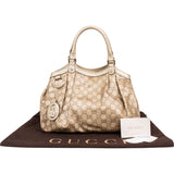 Gucci Leather GG Monogram Sukey Handbag