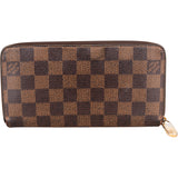Louis Vuitton Damier Ebene Monogram Zippy Wallet