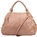 Miu Miu Leather Padlock Handbag