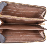 Louis Vuitton Damier Ebene Monogram Zippy Wallet