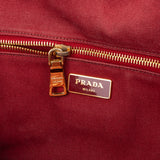 Prada Bordeaux Big Canapa Handbag