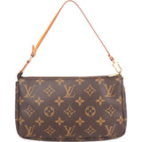 Louis Vuitton Canvas Monogram Pochette Accessoire Handbag