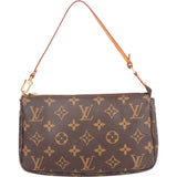 Louis Vuitton Canvas Monogram Pochette Accessoire Handbag