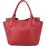 Prada Red Calf Vitello Handbag