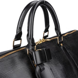 Louis Vuitton Noir Epi Leather Keepall 50