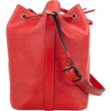 Louis Vuitton Red Epi Leather Sac Noé Petit Shoulder Bag