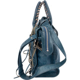 Balenciaga Blue Leather Classic City Handbag