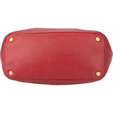 Prada Red Calf Vitello Handbag