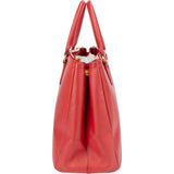 Prada Red Saffiano Leather Galleria Handbag