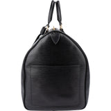 Louis Vuitton Noir Epi Leather Keepall 50