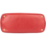 Prada Red Saffiano Leather Galleria Handbag