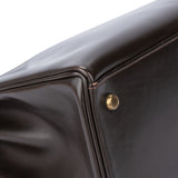 Hermès Brun Boxcalf Kelly 32 Handbag