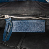 Balenciaga Blue Leather Classic City Handbag