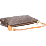 Louis Vuitton Canvas Monogram Pochette Accessoire Handbag