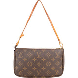 Louis Vuitton Canvas Monogram Pochette Accessoire Handbag