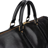 Louis Vuitton Noir Epi Leather Keepall 50