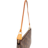 Louis Vuitton Canvas Monogram Pochette Accessoire Handbag