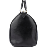 Louis Vuitton Noir Epi Leather Keepall 50