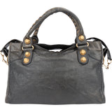 Balenciaga Grey Leather Classic City Handbag