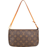 Louis Vuitton Canvas Monogram Pochette Accessoire Handbag