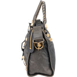 Balenciaga Grey Leather Classic City Handbag