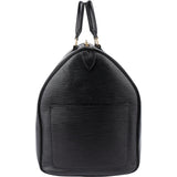 Louis Vuitton Noir Epi Leather Keepall 50