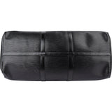 Louis Vuitton Noir Epi Leather Keepall 50