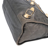 Balenciaga Grey Leather Classic City Handbag