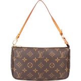 Louis Vuitton Canvas Monogram Pochette Accessoire Handbag