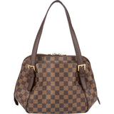 Louis Vuitton Damier Ebene Monogram Belem MM Handbag